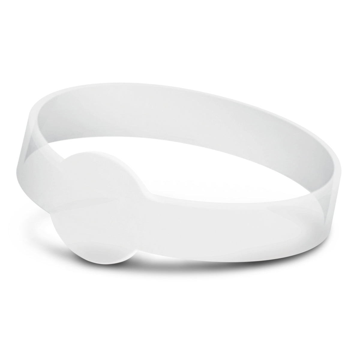 Xtra Silicone Wrist Band - Debossed - Clear