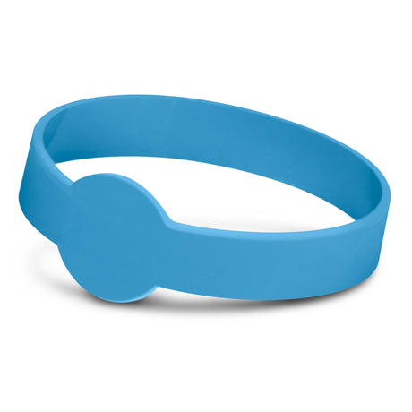 Xtra Silicone Wrist Band - Embossed - Light Blue