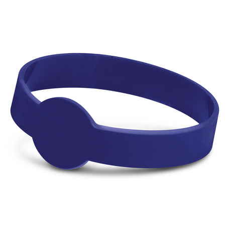Xtra Silicone Wrist Band - Embossed - Dark Blue