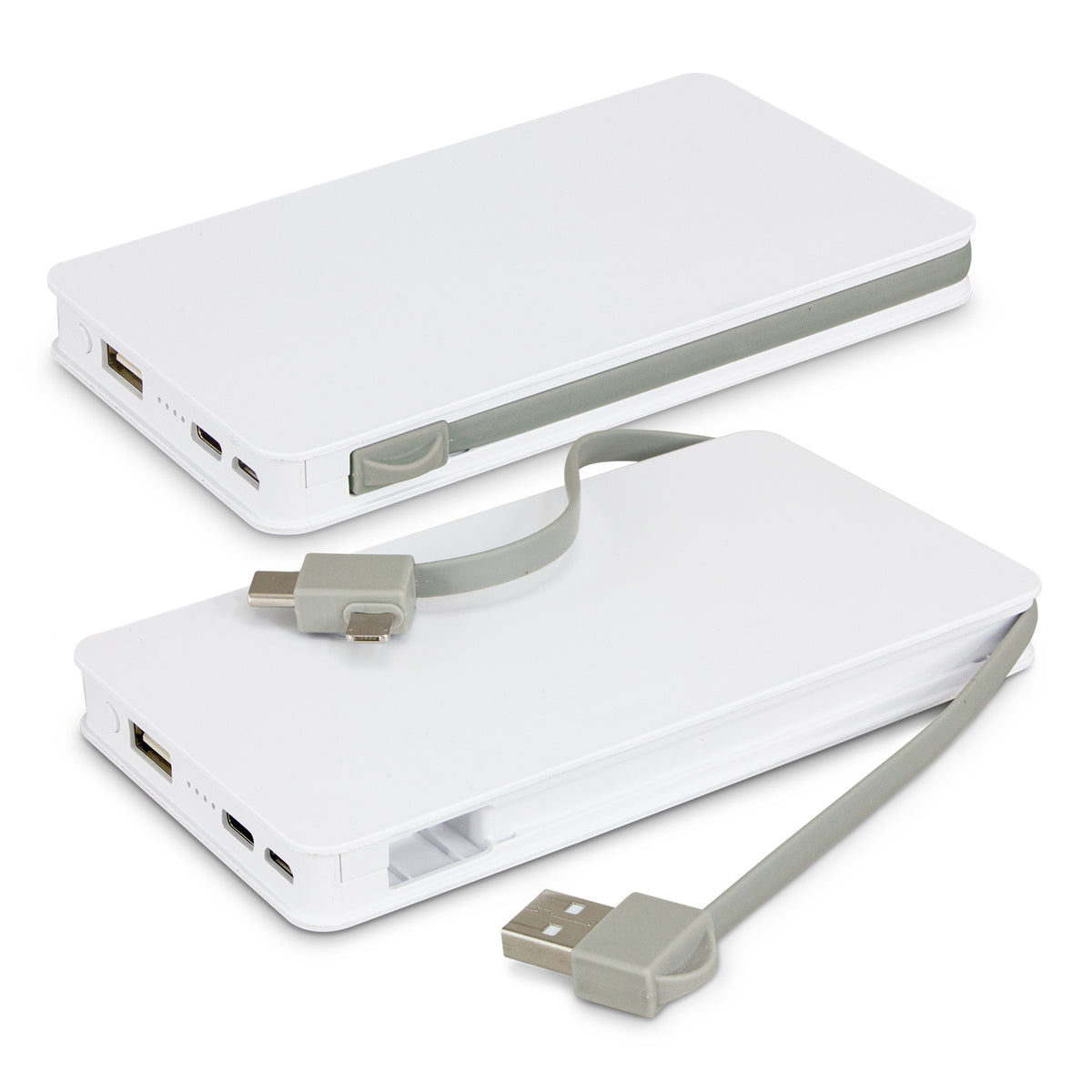 Jarvis 5k Wireless Charging Power Bank - White
