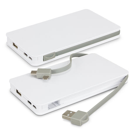 Jarvis 5k Wireless Charging Power Bank - White