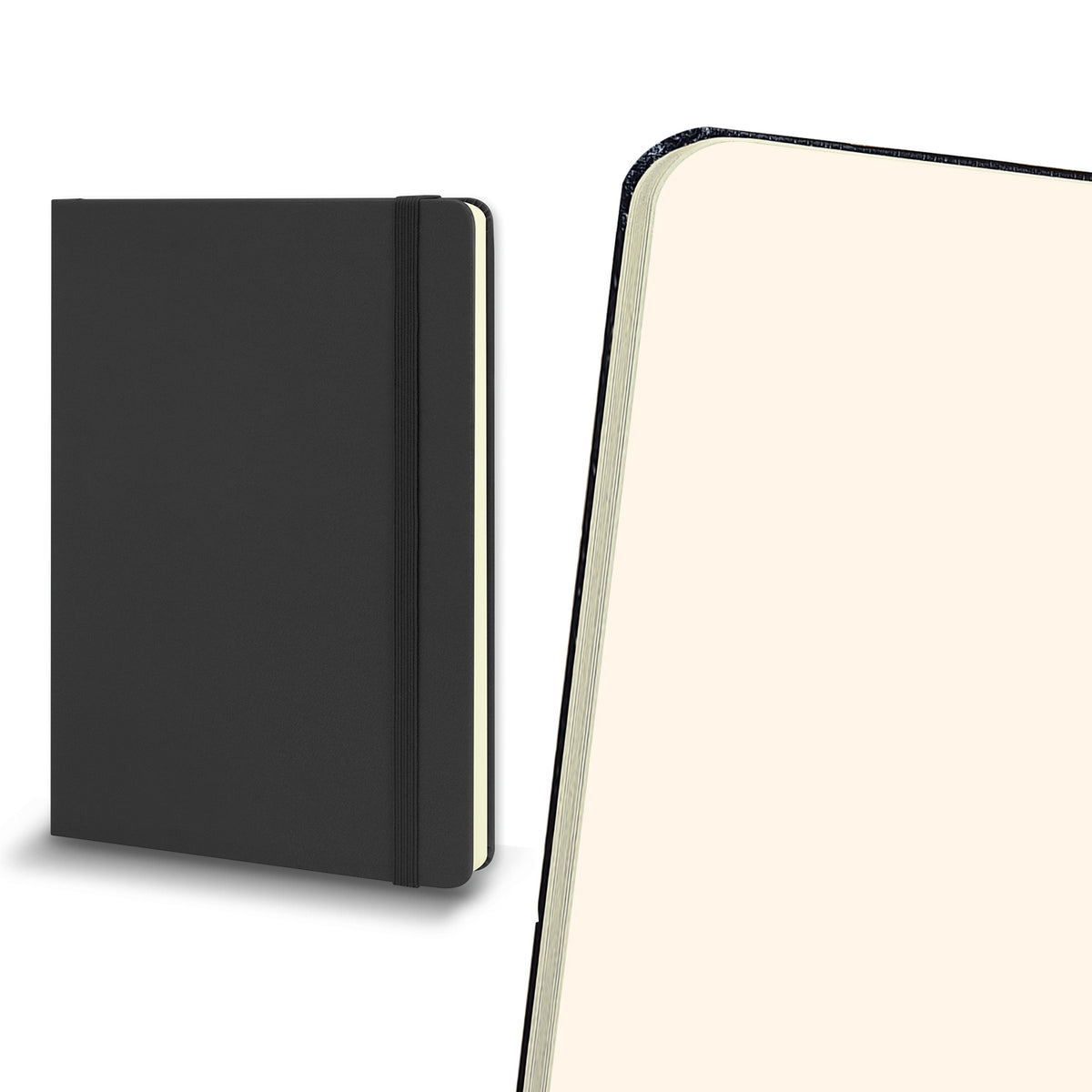 Moleskine Classic Hard Cover Notebook - Large - Black Unlined