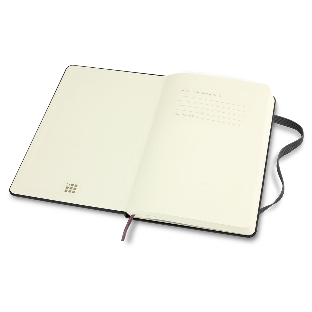 Moleskine Classic Hard Cover Notebook - Medium - First Page