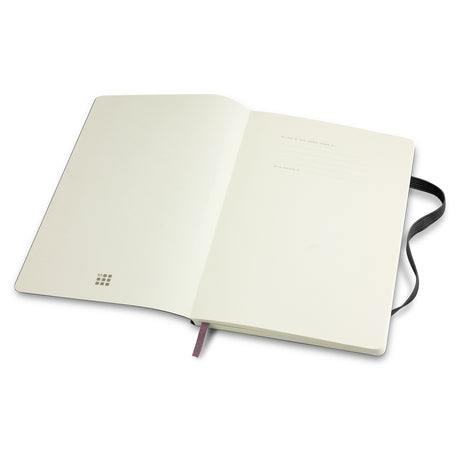 Moleskine Classic Soft Cover Notebook - Large - First Page