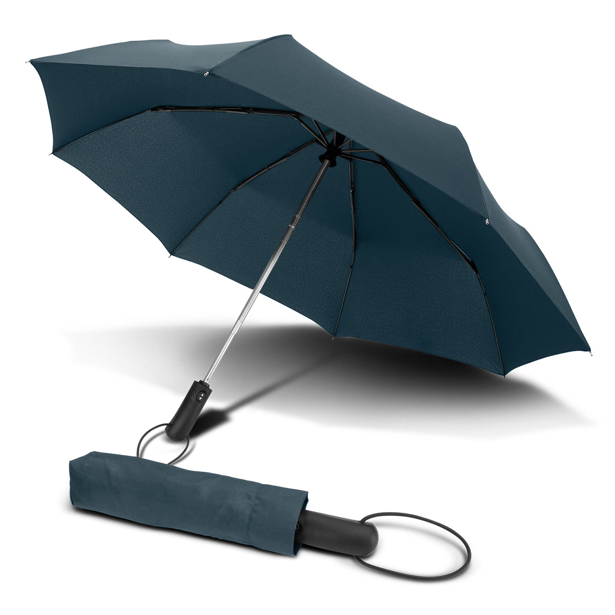 Prague Compact Umbrella - Navy