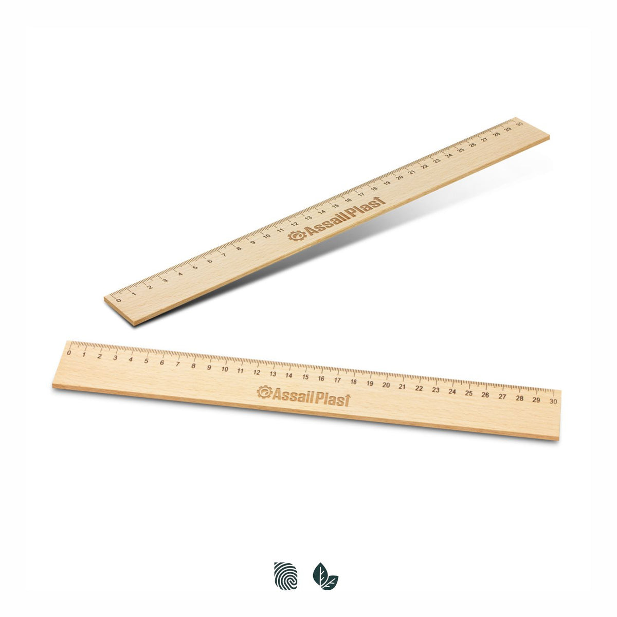 Wooden 30cm Ruler - Impact Aware