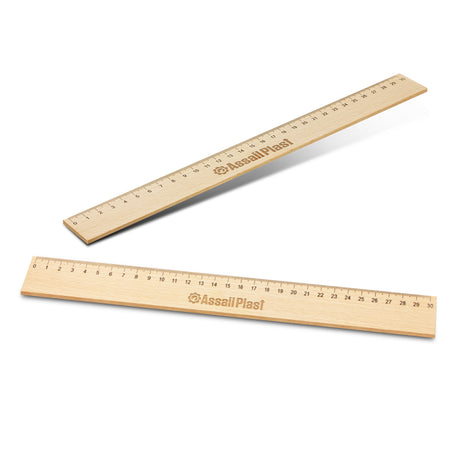 Wooden 30cm Ruler - Main