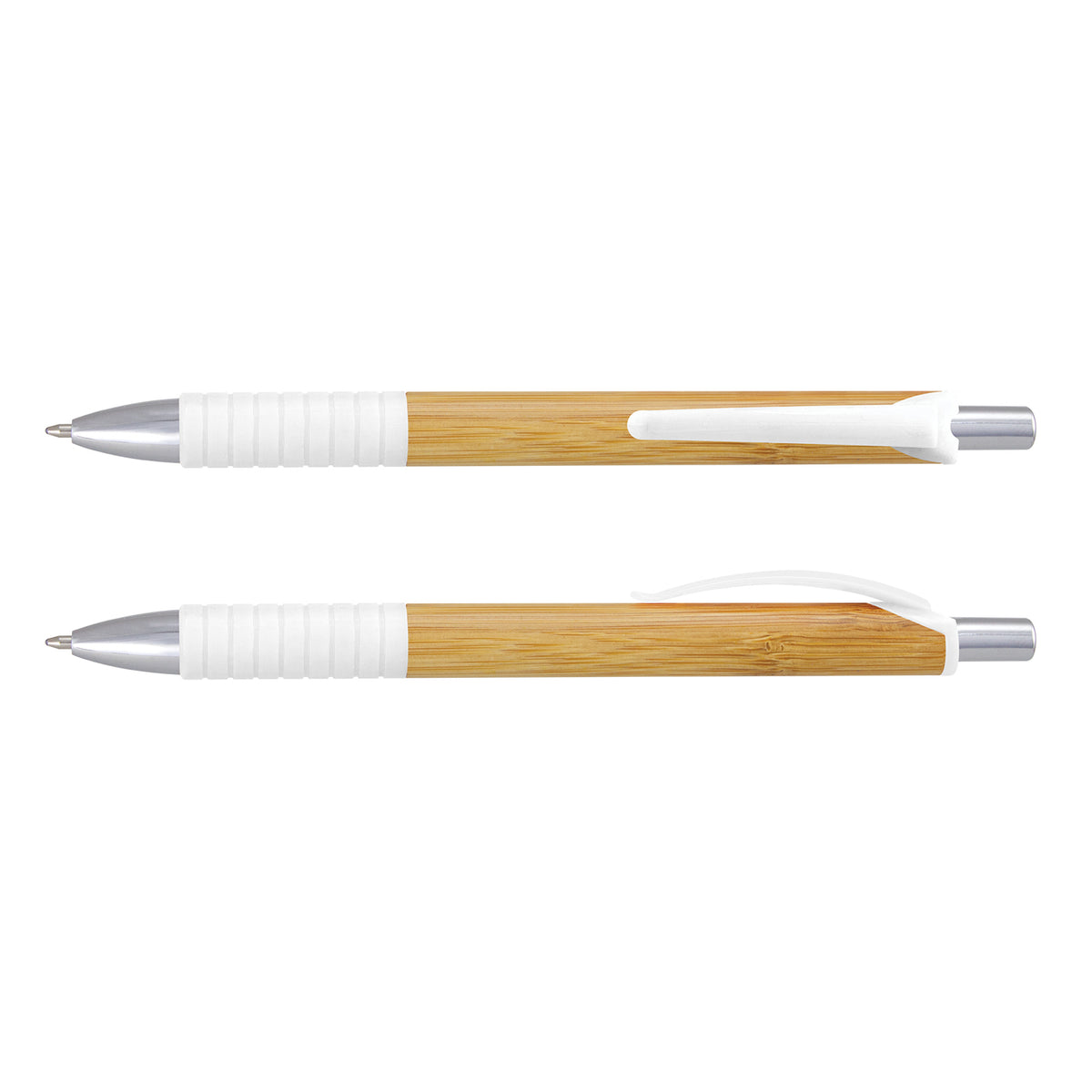 Trinity Bamboo Pen - White