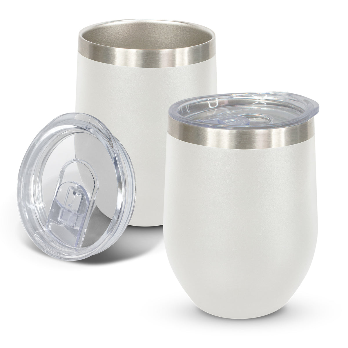 Cordia Vacuum Cup - Powder Coated - White