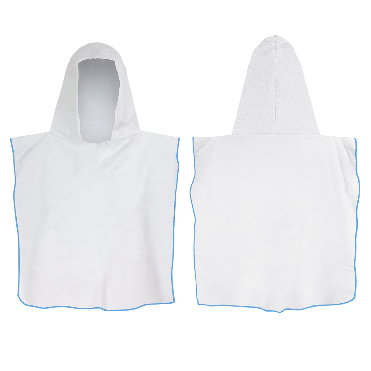 Kids Hooded Towel - Light Blue Overlocki