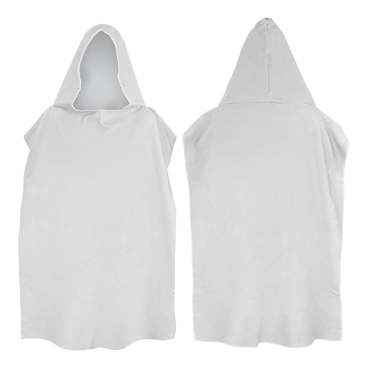Adult Hooded Towel - White Overlocking