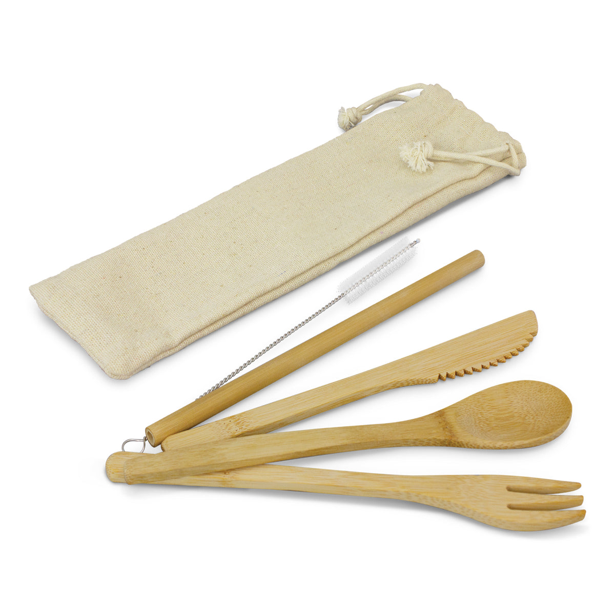 Bamboo Cutlery Set - Natural