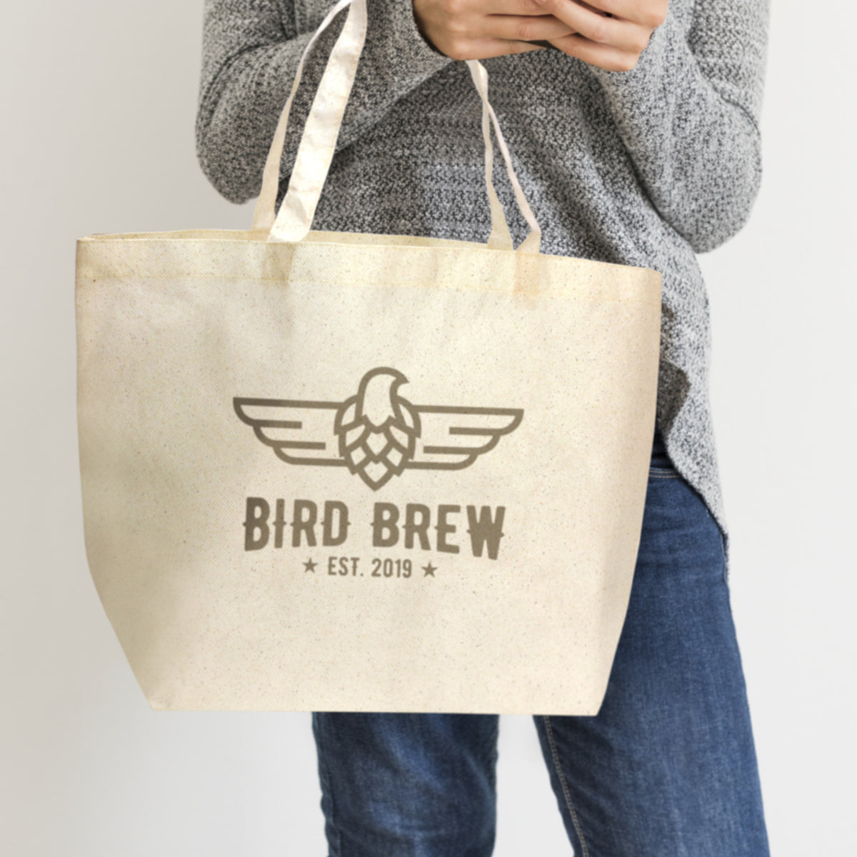 City Shopper Natural Look Tote Bag - Feature