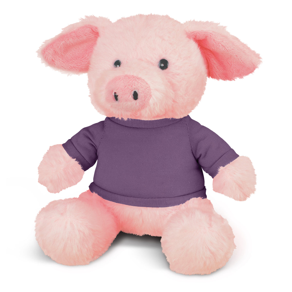 Pig Plush Toy - Purple
