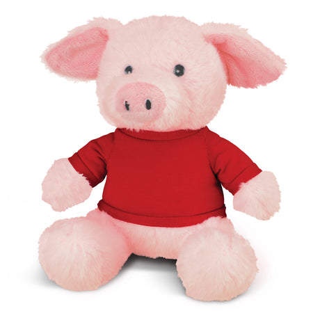 Pig Plush Toy - Red