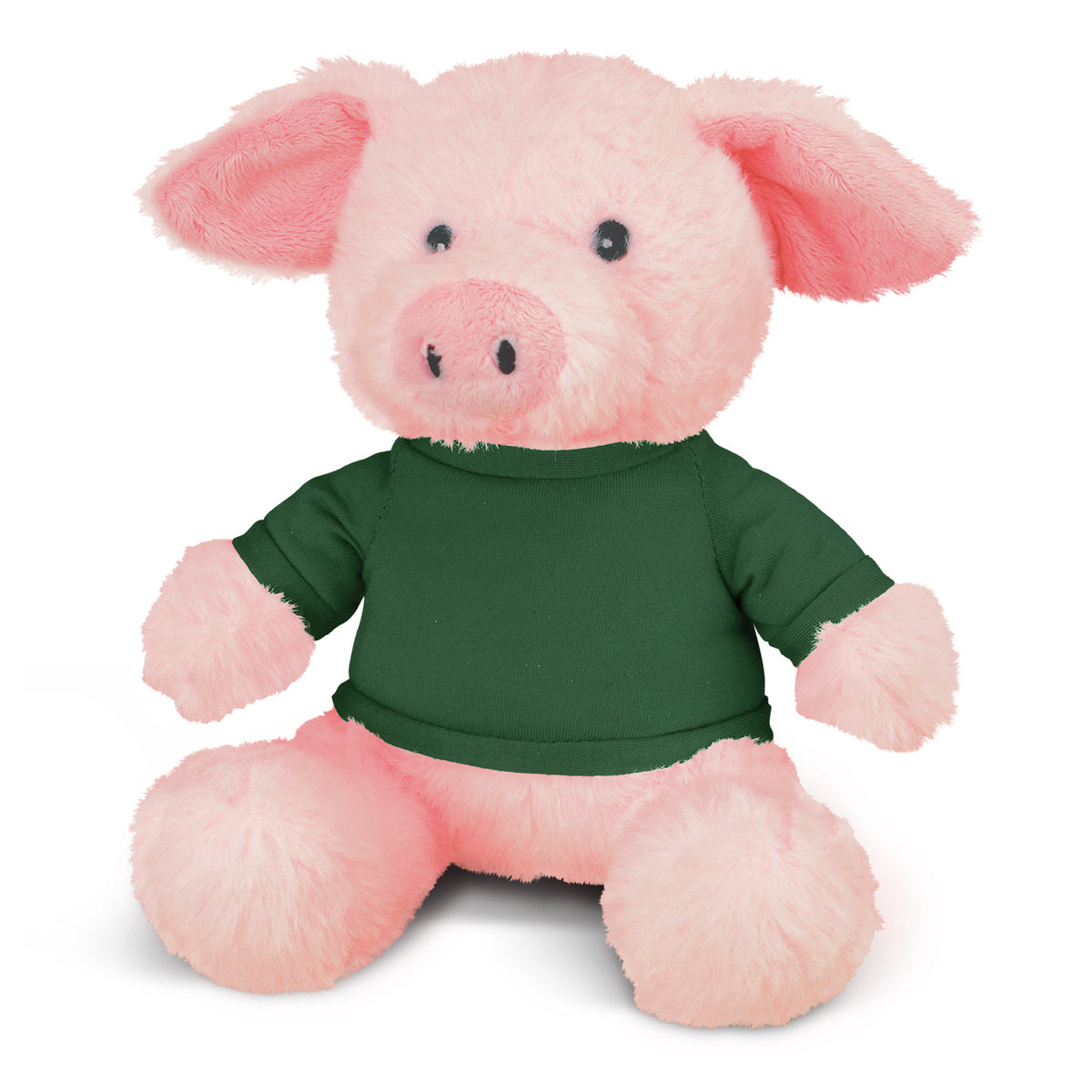 Pig Plush Toy - Dark Green