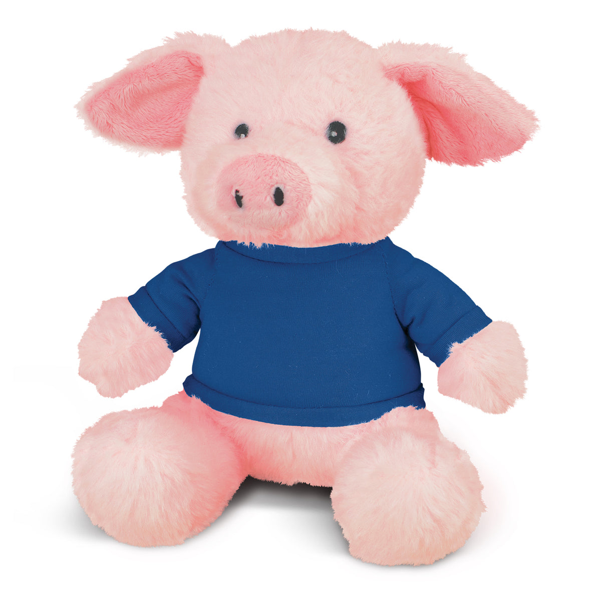 Pig Plush Toy - Dark Blue