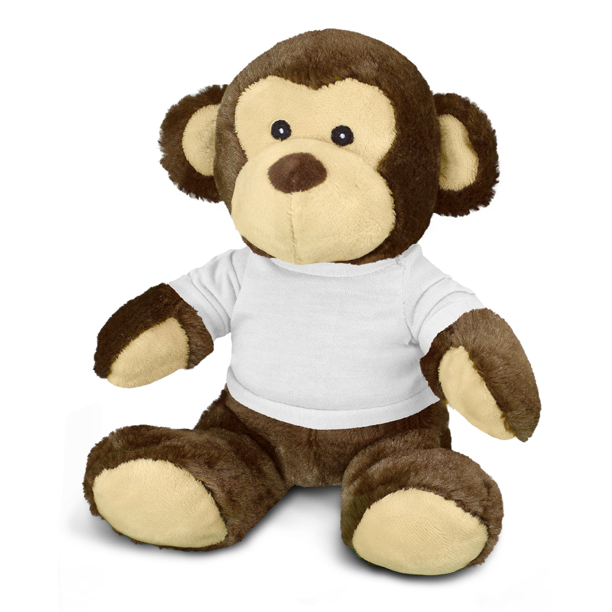 Monkey Plush Toy - White