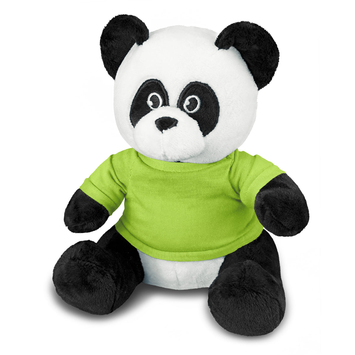 Panda Plush Toy - Bright Green