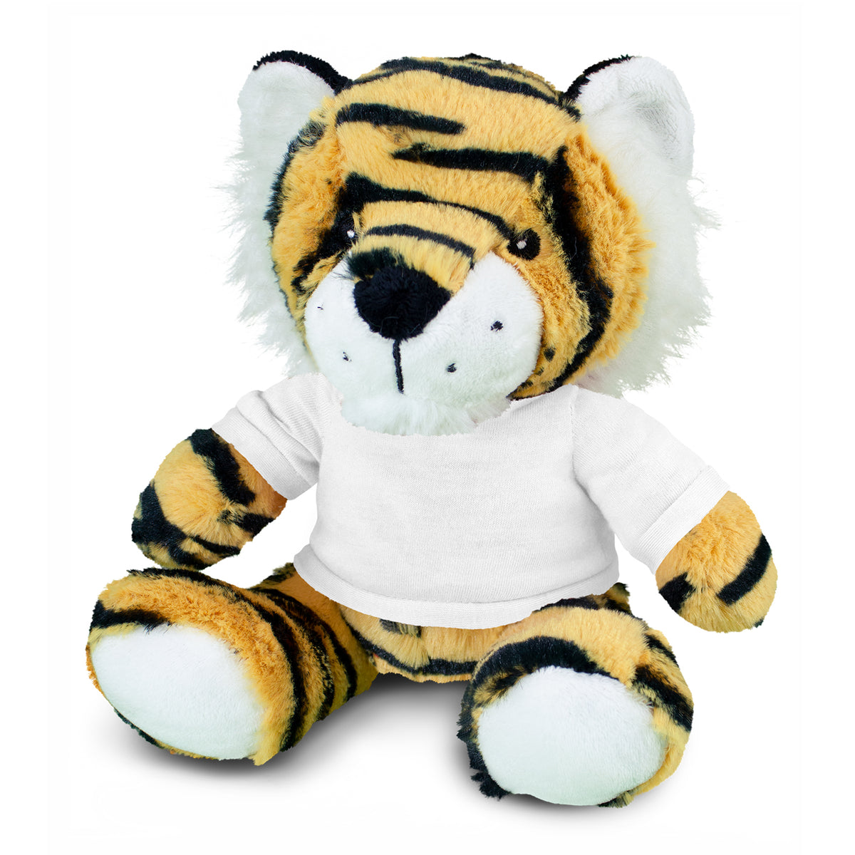 Tiger Plush Toy - White