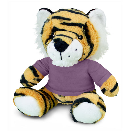 Tiger Plush Toy - Purple