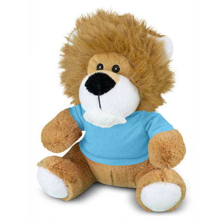 Lion Plush Toy - Light Blue