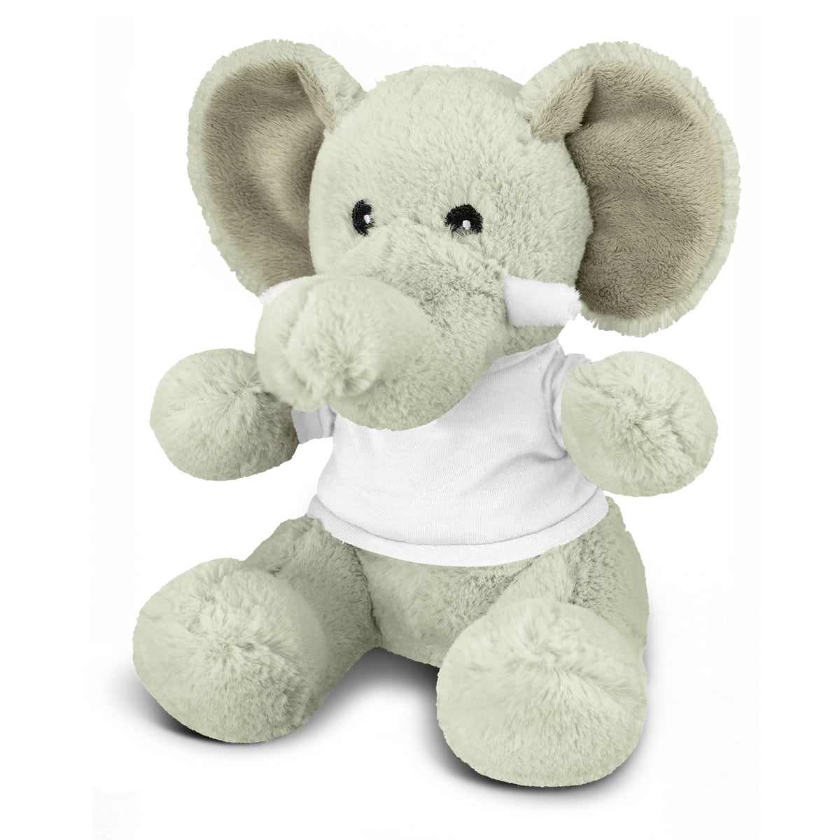 Elephant Plush Toy - White