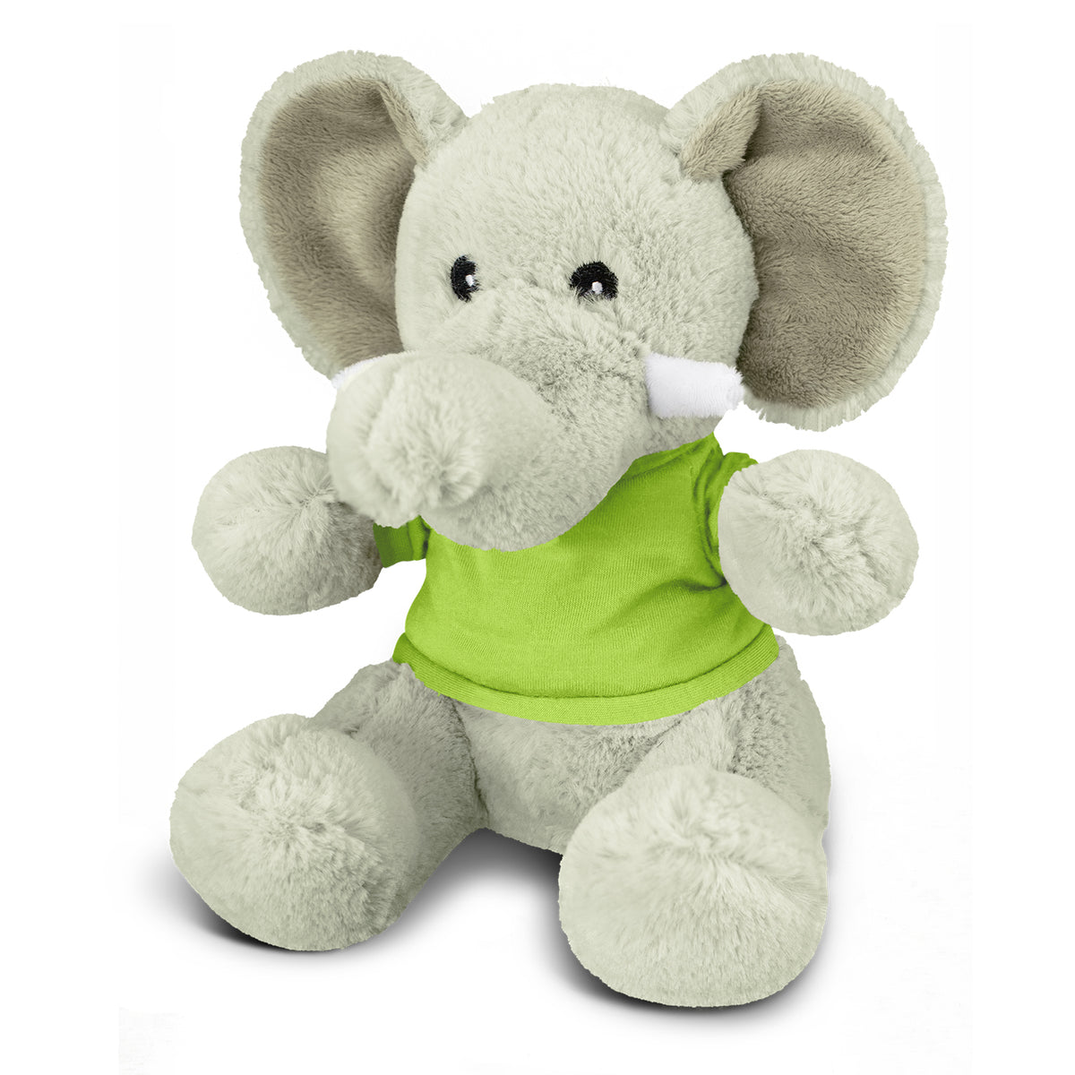Elephant Plush Toy - Bright Green