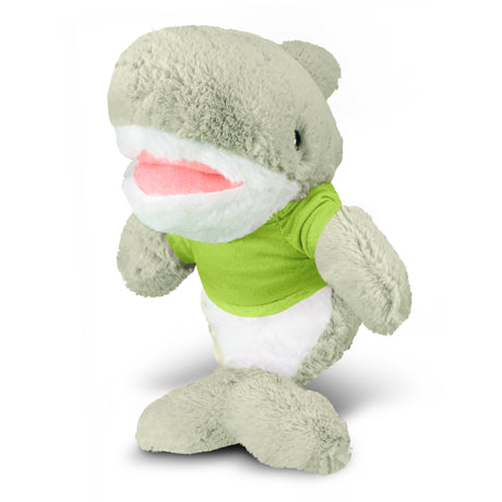 Shark Plush Toy - Bright Green