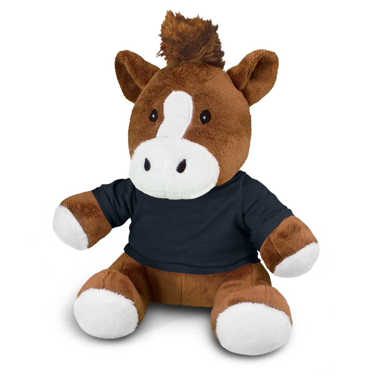 Horse Plush Toy - Black