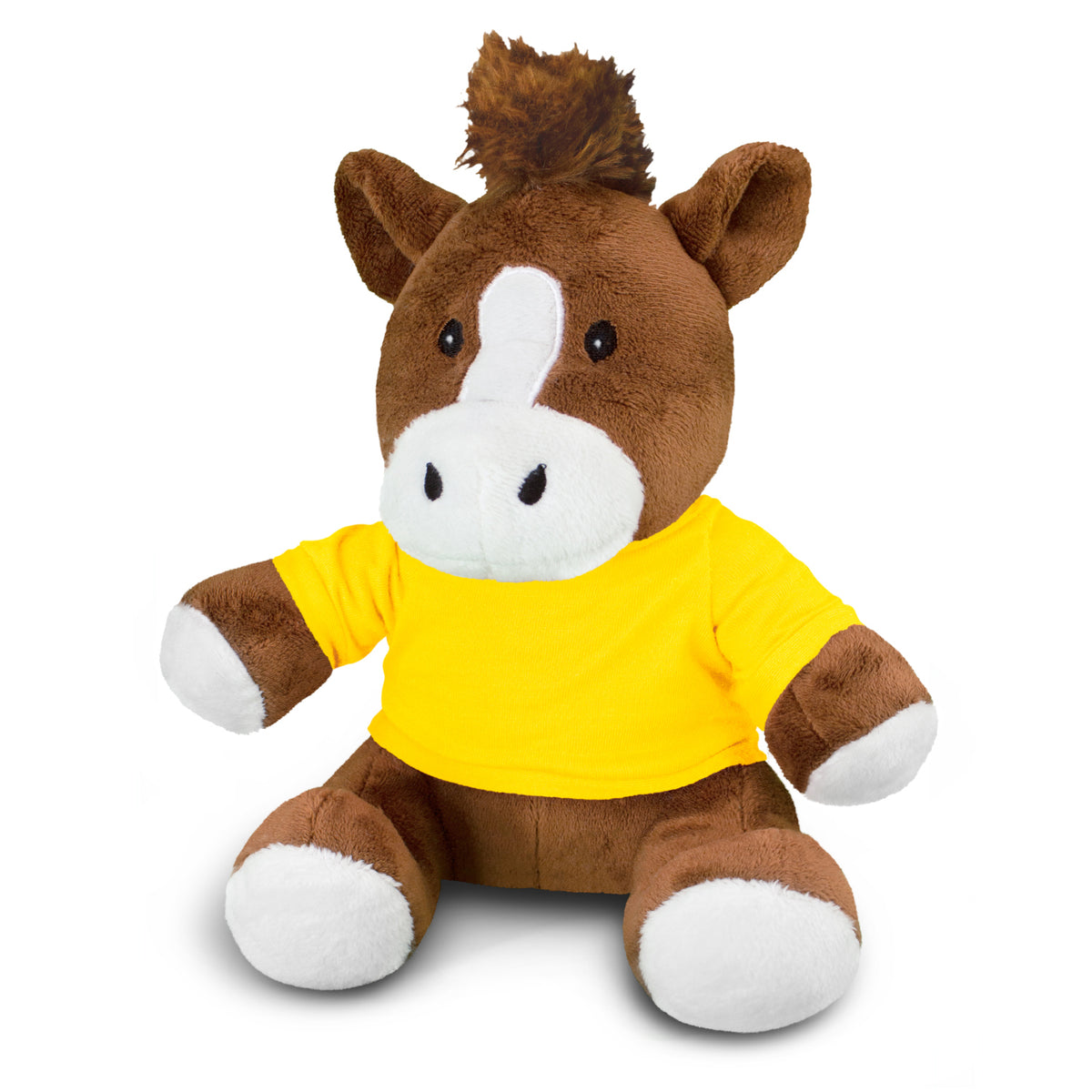 Horse Plush Toy - Yellow