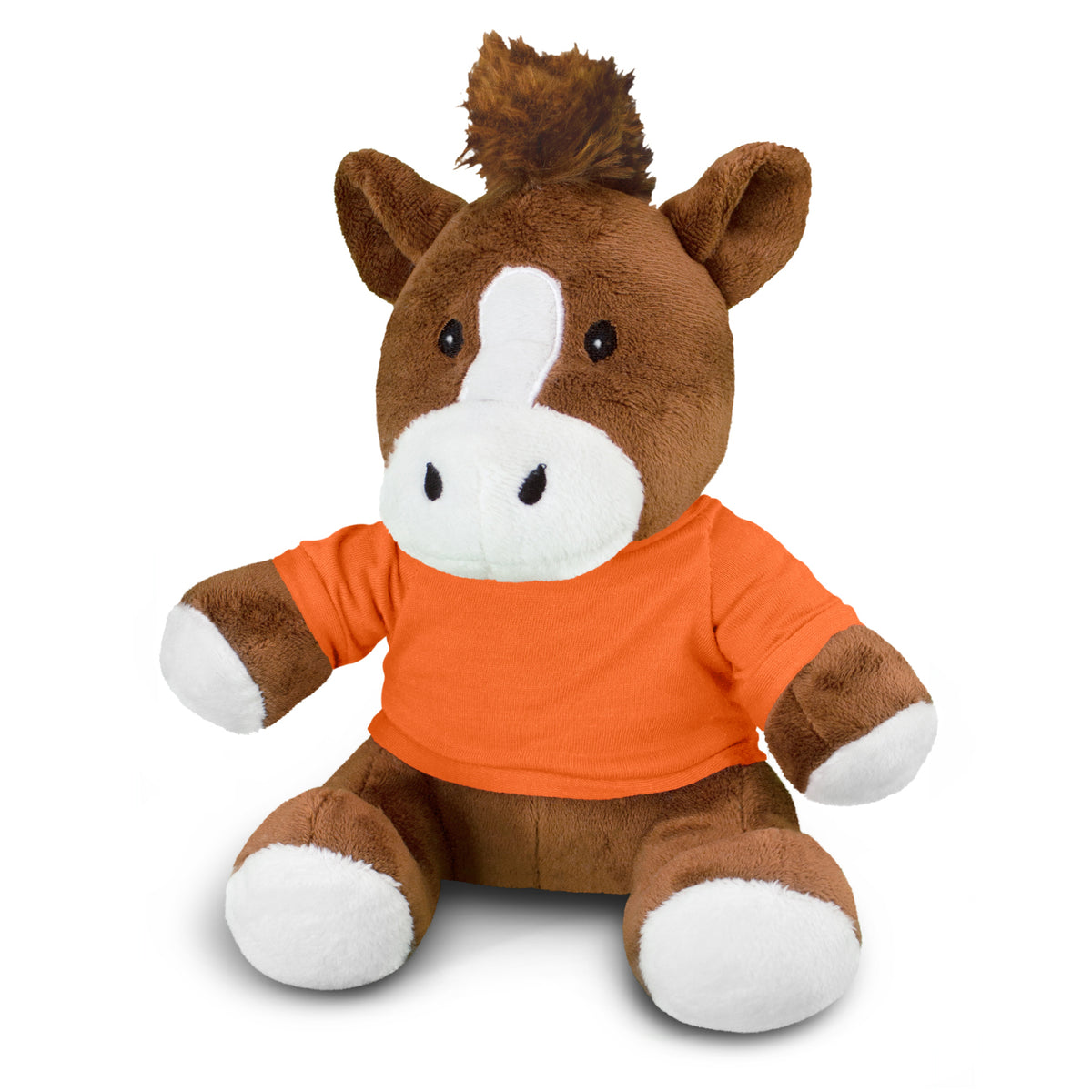 Horse Plush Toy - Orange