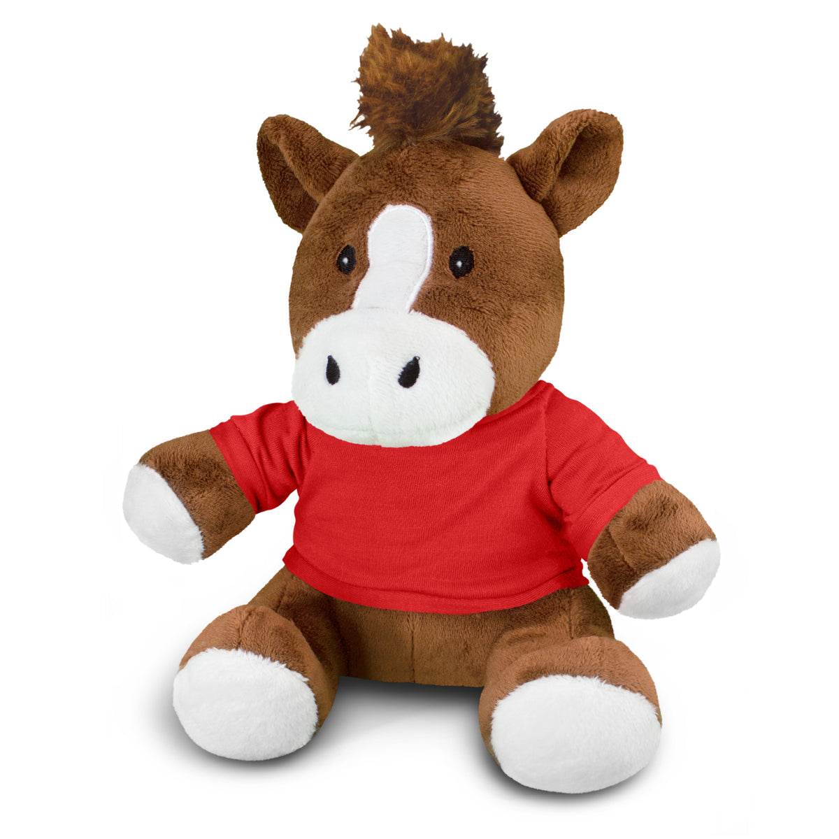 Horse Plush Toy - Red