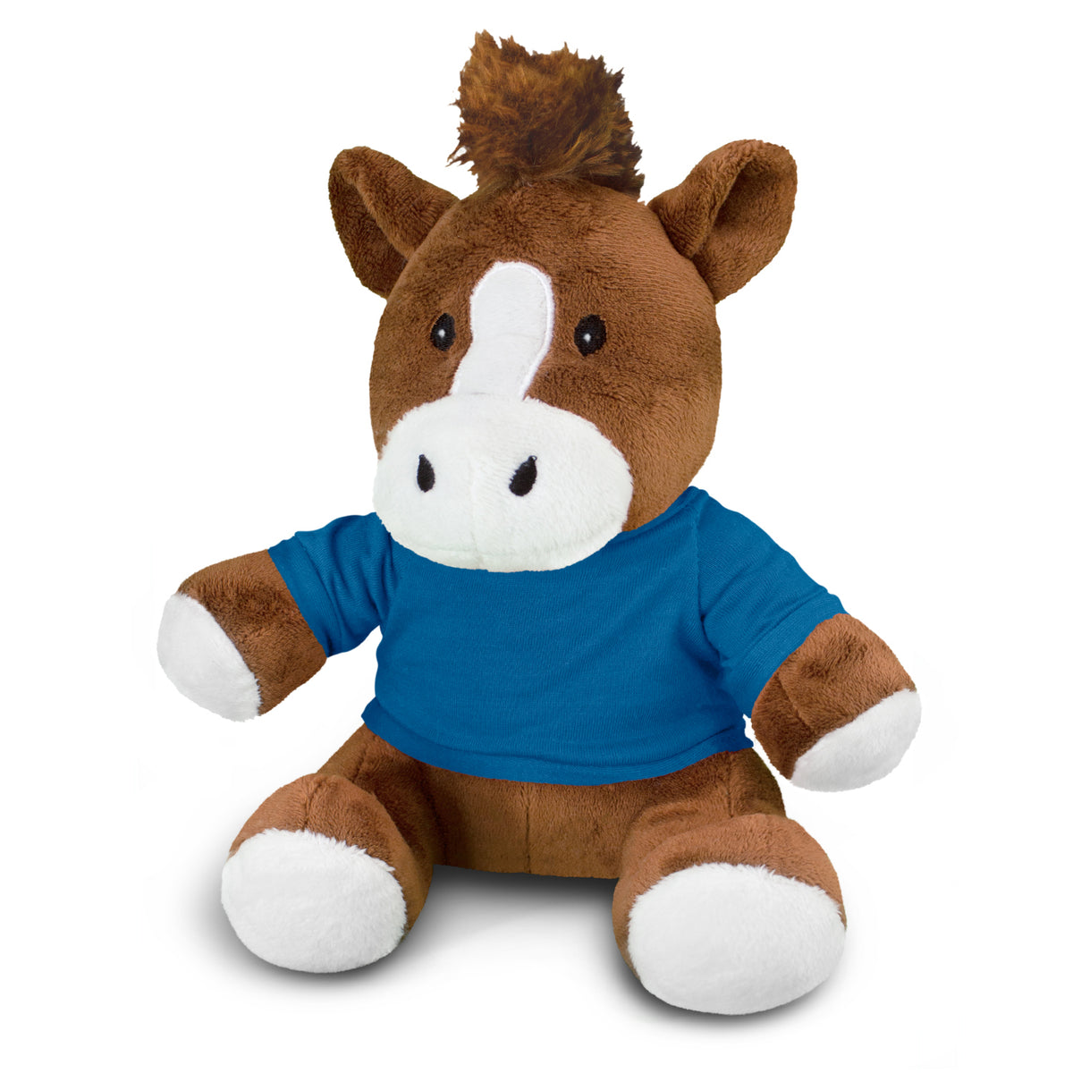 Horse Plush Toy - Dark Blue
