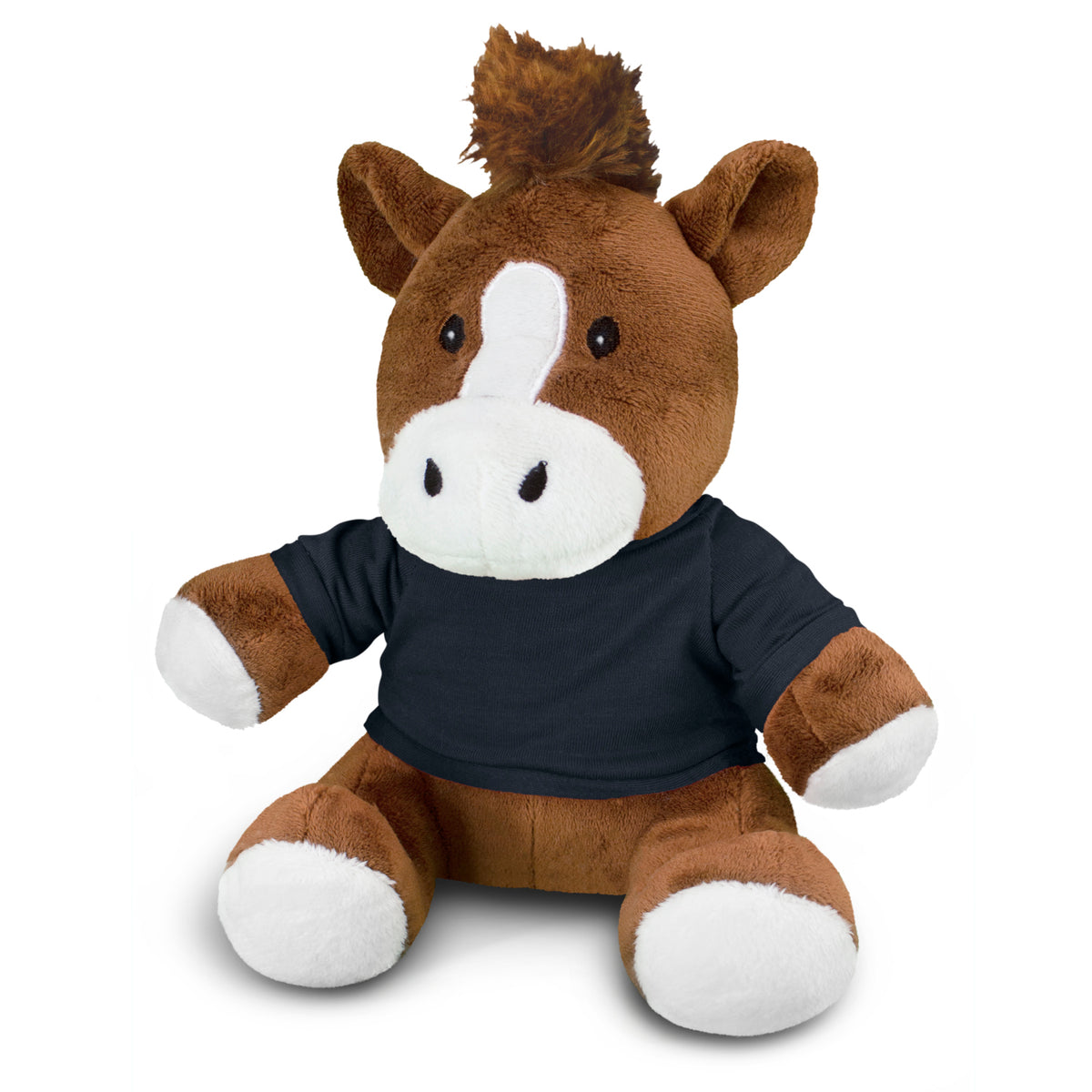Horse Plush Toy - Navy