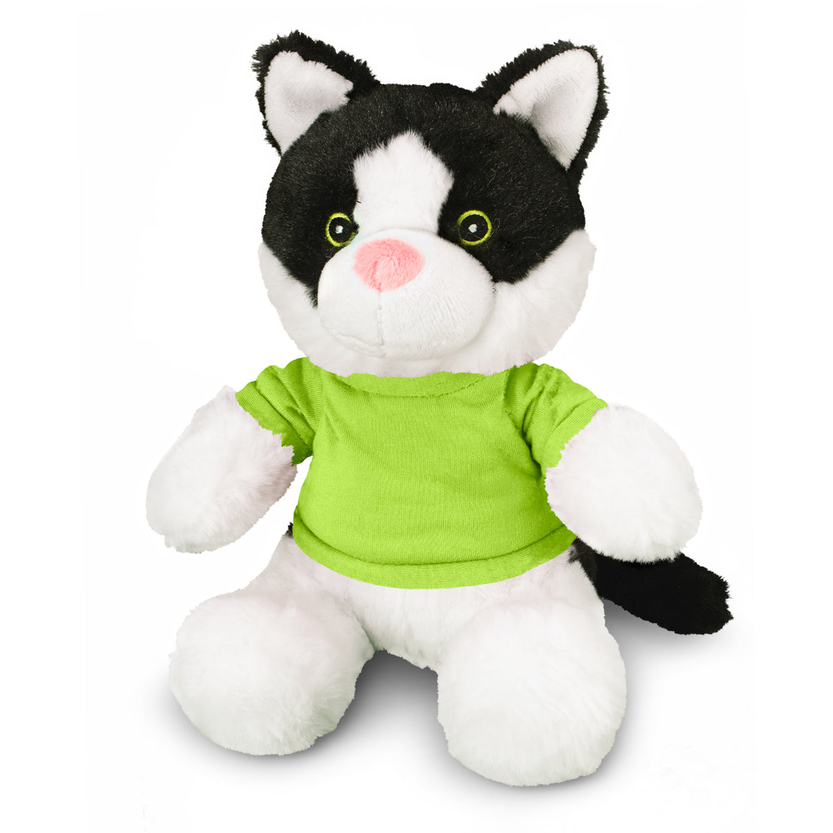 Cat Plush Toy - Bright Green