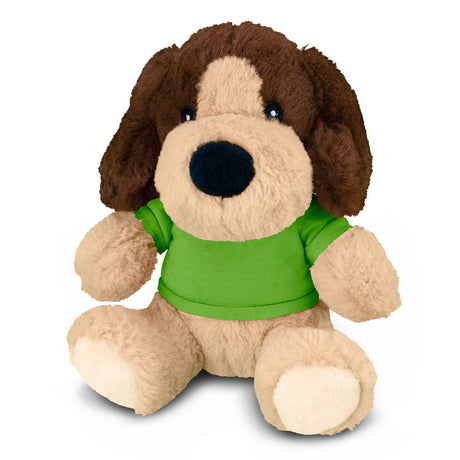 Dog Plush Toy - Bright Green