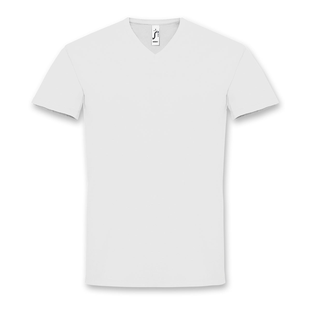 SOLS Imperial Mens V Neck T-Shirt - White