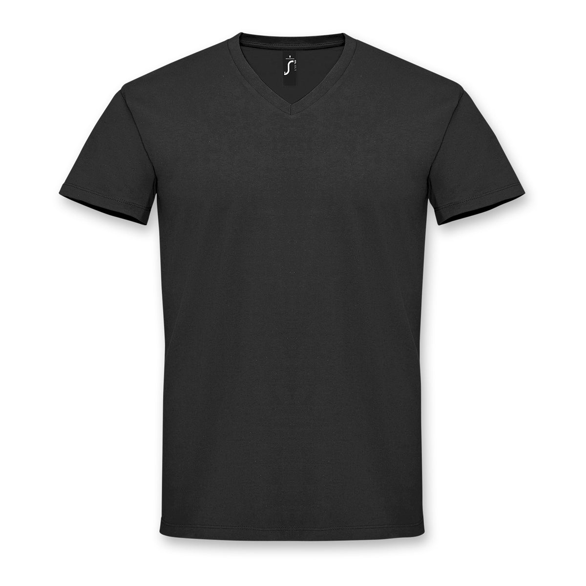 SOLS Imperial Mens V Neck T-Shirt - Deep Black