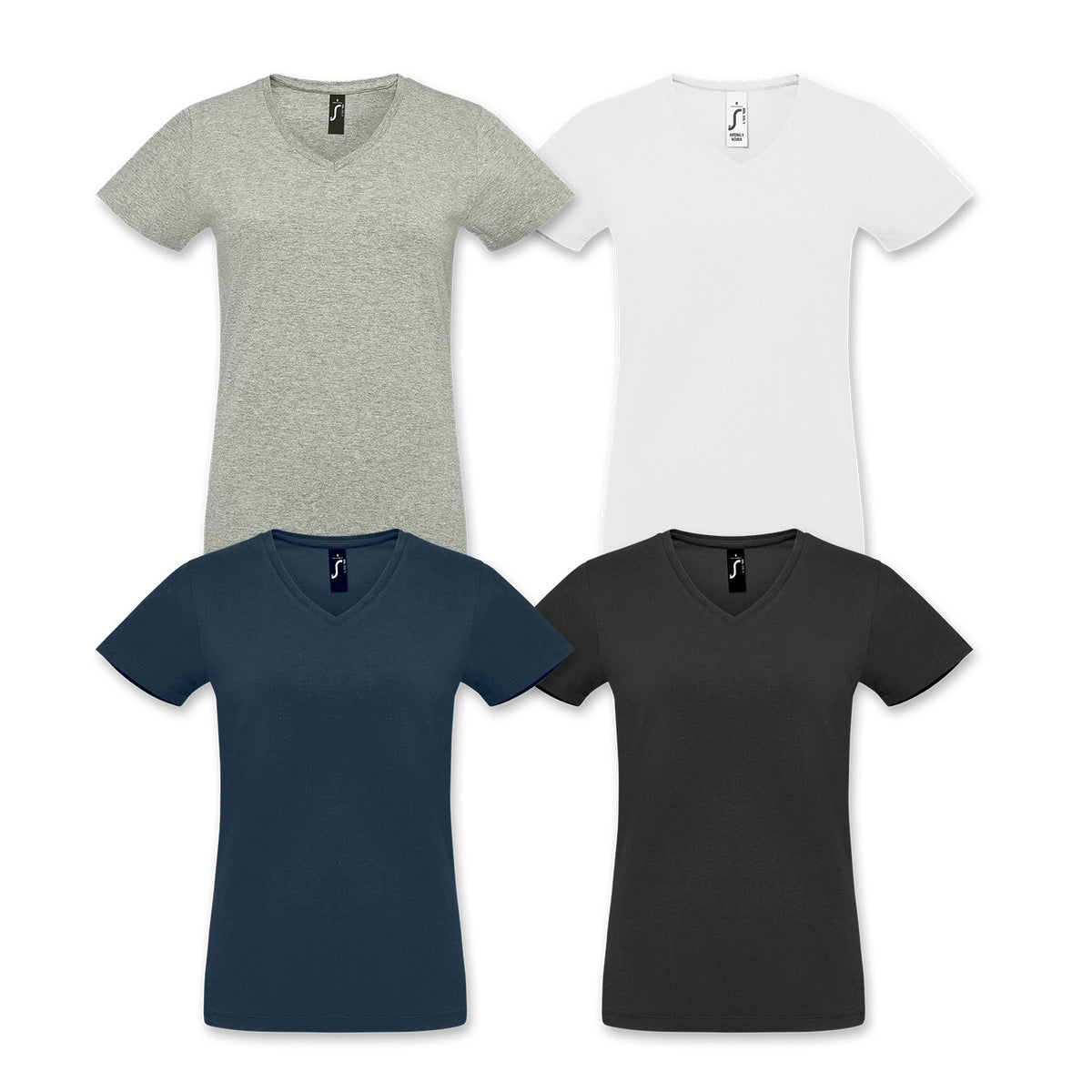 SOLS Imperial Womens V Neck T-Shirt - Colours