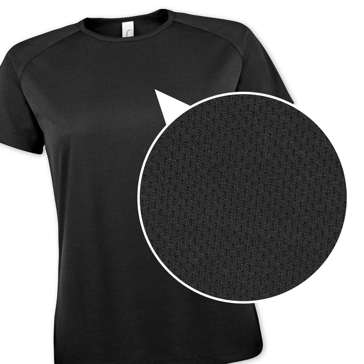 SOLS Sporty Womens T-Shirt - Material