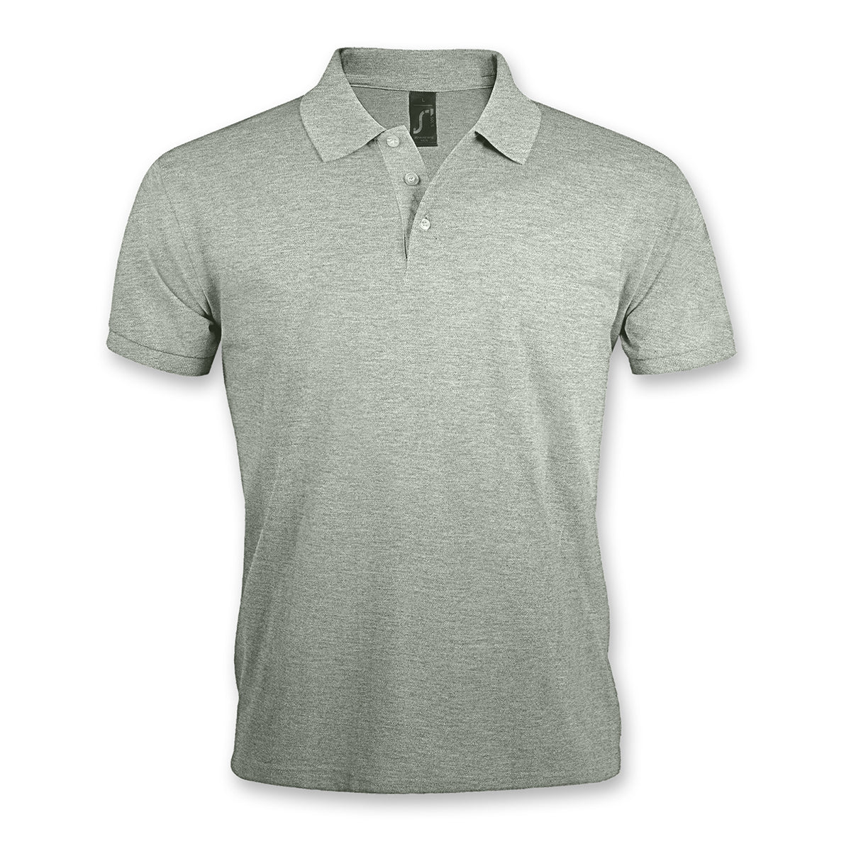 SOLS Prime Men's Polo Shirt - Grey Melange