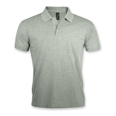 SOLS Prime Men's Polo Shirt - Grey Melange