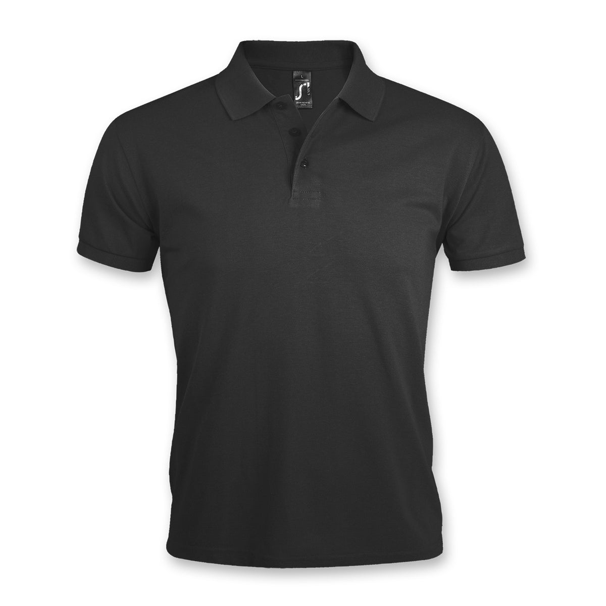 SOLS Prime Men's Polo Shirt - Black