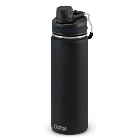 Swiss Peak Vacuum Bottle - Black