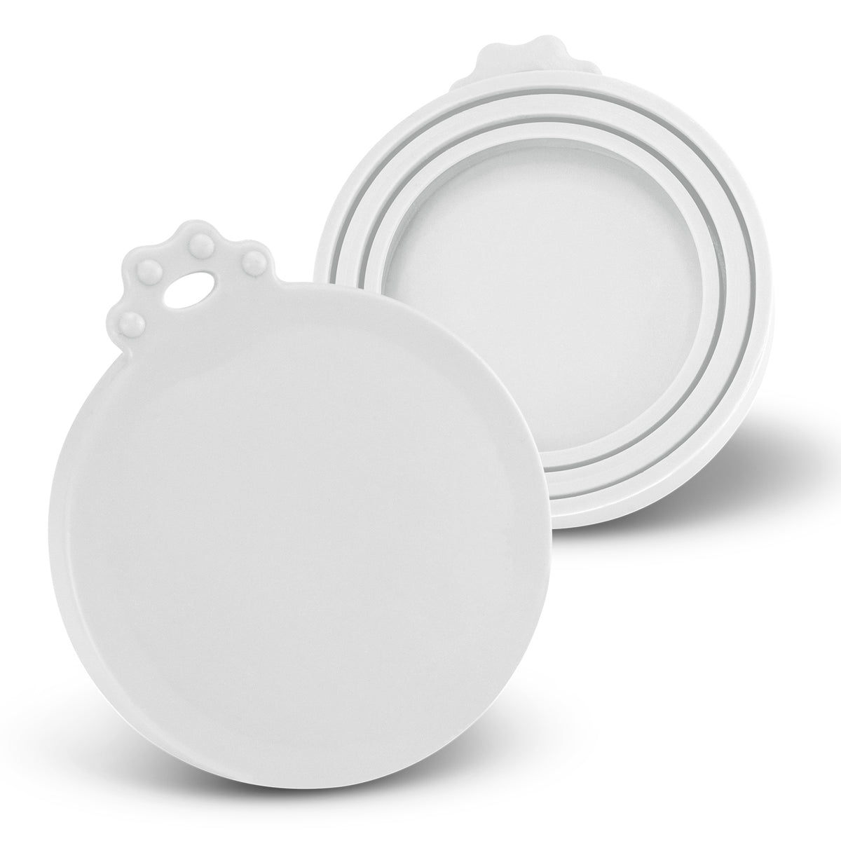 Silicone Reusable Can Lid - White