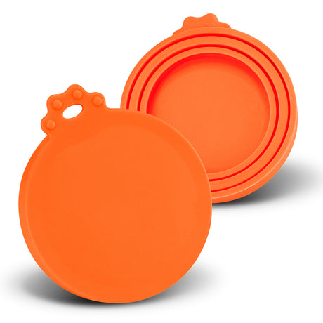 Silicone Reusable Can Lid - Orange