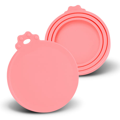Silicone Reusable Can Lid - Pink