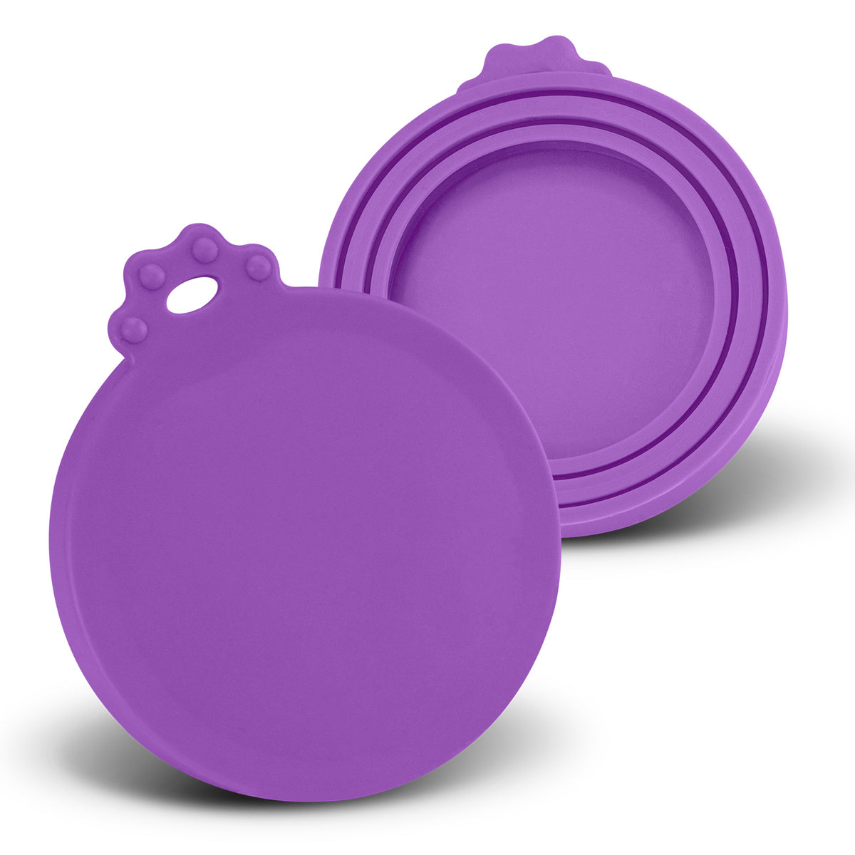 Silicone Reusable Can Lid - Purple