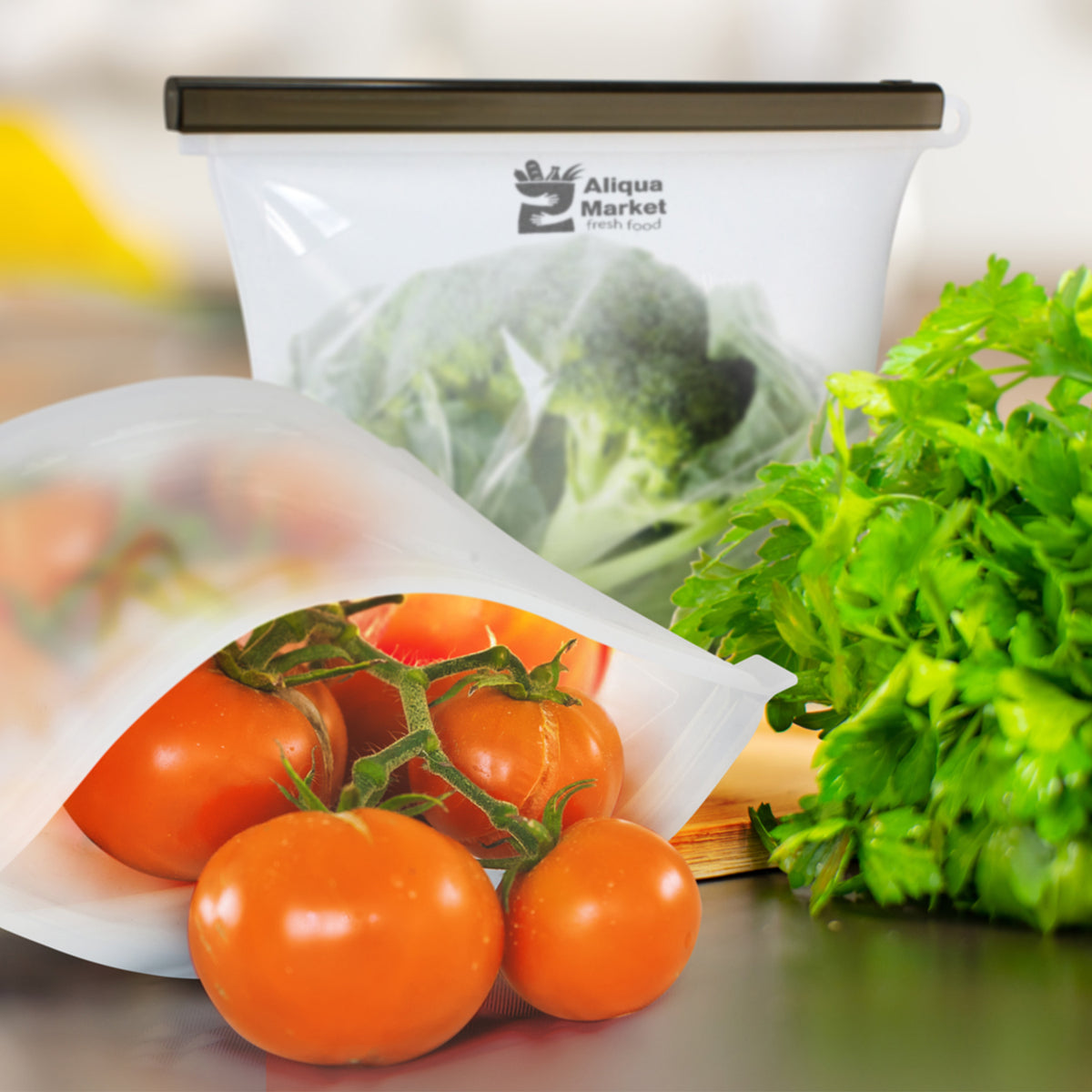 Silicone Reusable Storage Pouch - Feature